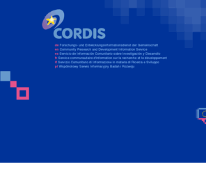 cordis.lu: EUROPA - CORDIS: Community Research & Development Information Service
Community Research and Development Information Service (CORDIS) provides information on all EU-supported R&D activities, including programmes, projects, results, publications and partners.