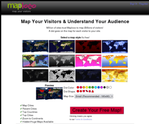 maploco.com: MapLoco! - Hit counter tracker map - Map your visitors
