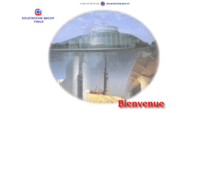 sbpieux.com: Entreprises de Fondations SB Pieux & E2F
Présentation de la société SB Pieux, leader dans le domaine des fondations (tous types de pieux : Starsol, forés, battus, tubés), colonnes ballastées, inclusions rigides.