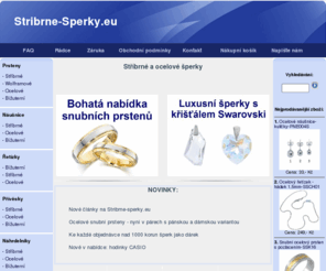 stribrne-sperky.eu: stribrne-sperky.eu
 eshop - stríbrné prsteny, náušnice, prívesky, náhrdelníky, náramky, šperky.