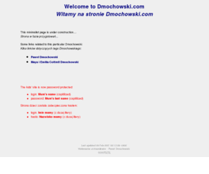 dmochowski.com: Dmochowski.com
Dmochowski Website