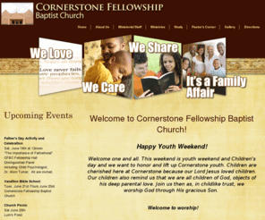 cornerstonefbc.com: Cornerstone Fellowship Baptist Church
Website For Cornerstone Fellowship Baptist Church