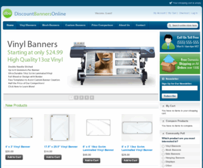 discountbannersonline.com: Home
Custom Vinyl and Mesh Banners. Upload your own graphics, edit premade templates, or have our designer create your very own!