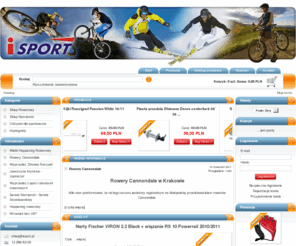 isport.pl: iSport.pl, Sklep Internetowy
Rowery i Narty. Prowadzimy sklep narciarski, sklep rowerowy, serwis narciarski, serwis rowerowy. W ofercie mamy duży wybór części i akcesorii. Zapraszamy