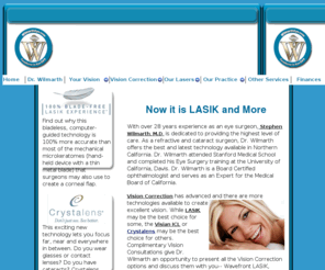 lasikorangevale.com: Laser Eye Surgery Sacramento -  Lasik Eye Surgery California - Wilmarth Lasik - Lasek
Lasik eye surgery | Laser | Lasek | Roseville | Folsom | Rocklin | Fair Oaks | Sacramento | california - Laser eye surgery Sacramento. Free Consultation> 
<meta name=