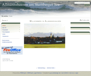 allmannshausen.com: Allmannshausen am Starnberger See - Home
Allmannshausen am Starnberger See