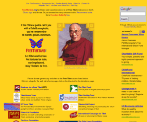 freetibetans.org: FreeTibetans.Org - Simply web links for Free Tibet donations
FreeTibetans.Org - Simply web links for Free Tibet donations