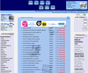 sonnokta.net: SonNokta.Net - ikinci el bilgisayar ve oem parçalari resimli ilan sitesi
ikinci el bilgisayar ve oem parçaların, resimli ve ücretsiz ilan sitesi.