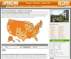 aichilifts.com: Aichi Scissor Lifts - Aerial Lifts - Used Boom Lift Sales & Rental
Aichi Aerial Lifts USA is the official distributor of the Aichi brand.  We provide high quality and durable construction equipment, scissor lifts, boom lifts & aerial lifts