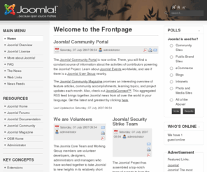 floris-krabbe.com: Welcome to the Frontpage
Joomla! - Het dynamische portaal- en Content Management Systeem
