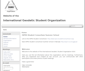 igso.info: IGSO - Home
IGSO - International Geodetic Student Organisation