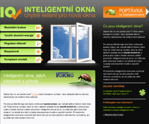 inteligentni-okna.cz: Inteligentní okna - V Okno
Inteligentní okna, plastová a dřevěná okna V Okno