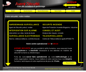 avenir-securite.com: Accueil
