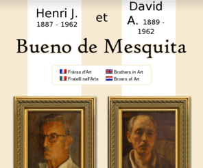 buenodemesquita.org: Bueno de Mesquita
Bueno de Mesquita : Brothers in Art