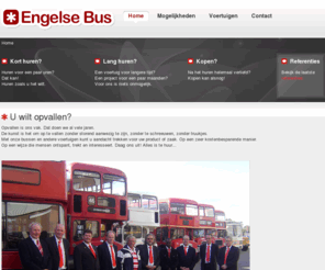 engelsebussen.nl: Welkom bij Engelse Bussen.nl
Engelse Bussen: Verhuur van opvallende voertuigen voor reclamedoeleinden.