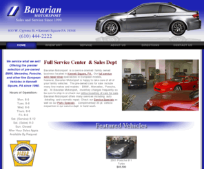 bavarianmotorsport.com: Used Cars For Sale | Bavarian Motorsport | Car Dealer in Kennett Square, PA 19348
Bavarian Motorsport is a car dealer in Kennett Square, PA with quality cars at affordable prices