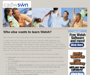 cadwswn.com: learn Welsh fast with Cadw Swn —
