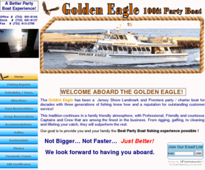 goldeneaglefishing.com: Belmar Marina NJ. 100' Golden Eagle Fishing Charter boat, Party Boat, Fishing, Cruises, Private Charter Belmar Marina Belmar NJ.
