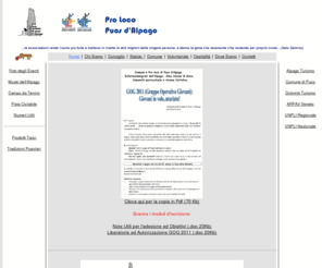 prolocopuosdalpago.it: Pro Loco Puos d'Alpago
Sito della pro loco puos alpago senza scopo di lucro, sito divulgativo promozionale