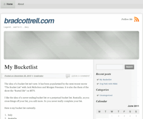 bradcottrell.com: bradcottrell.com | Legend… wait for it…. dary
