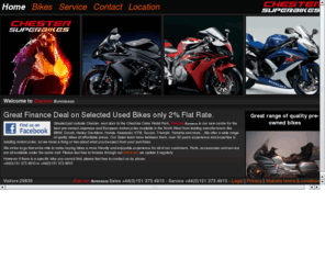 chestermotorbikes.com: Chester Superbikes - Home
BMW, Ducati, Harley-Davidson, Honda, Kawasaki, KTM, Suzuki, Triumph, Yamaha and more... Chester Superbikes is your one stop shop for superbikes in Cheshire and the north west.