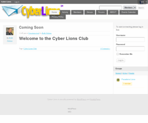 cyberlions.org: Cyber Lions | Home
Cyber Lions Club