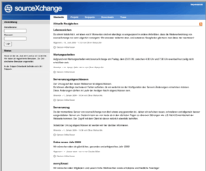 manisma.com: sourceXchange :: Artikelübersicht
sourceXchange is a service for developers which lets you share all of your commonly used pieces of sourcecode with other developers.