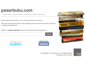pasarbuku.com: Pasarbuku.com | Pasar Buku, Forum Buku, Komunitas Buku Indonesia
Pasar, Forum dan Komunitas Buku Indonesia