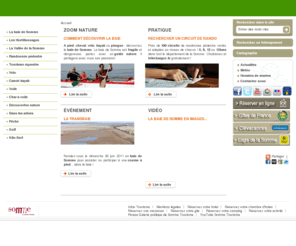 somme-nature.com: Somme Nature / Amiens, Baie de Somme, côte Picarde

Le site Somme Nature vous donne des informations sur les activités de plein air à Amiens, dans la Baie de Somme et sur la côte Picarde.