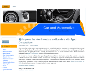 thecarcam.com: Car and Automotive
Get the latest auto and car aticles