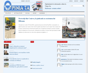 opiniagj.ro: Opinia ta in Gorj
ziar local
