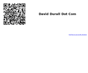 daviddurall.com: David
David Durall dot com