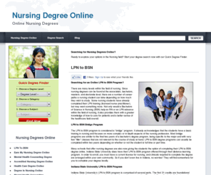 nursing-degree-online.net: Nursing Degree Online
Looking for an Accredited Nursing Degree Online? Compare Nursing Programs now. Scholarships and financial aid available.