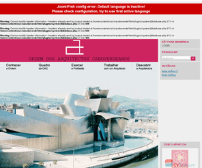 ordemdosarquitectos.net: OAC - Ordem dos Arquitectos Caboverdeanos
Joomla! - Um Motor de Portais Dinâmicos e Sistema de Gestão de Conteúdos