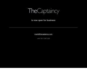 thecaptaincy.com: Domain name registration & web hosting from 123-reg
Easy domain name registration with free homepage, including .co.uk, .com, & .eu domain names. Register your cheap domain names today.