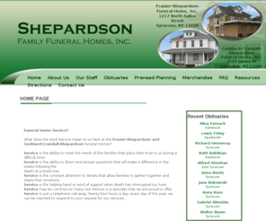 shepardsonfh.com: Home - Frasier-Shepardson Funeral Home, Inc. &Goddard-Crandall-Shepardson Funeral Home, Inc.
Frasier-Shepardson Funeral Home, Inc. &Goddard-Crandall-Shepardson Funeral Home, Inc.