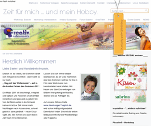 creativ-instruments.de: auf unserer Kreativ- und Handarbeitsseite
Plattform&Community für Hobby/Basteln,Handarbeiten-Stricken,Häkeln,Nähen,Crazy line,Filzen,Nunofilzen,Papiergestaltung,Chenille,Chrashen uvm.Arbeiten mit Soluvlies,Vliesofix,Sprühfixierer,Papier,Wolle,Stoff,Filz,Farben.