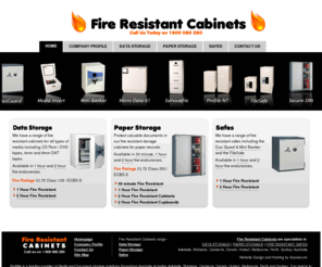 fireresistantcabinets.com.au: Fire Resistant Cabinets Australia | FileSafe, Fire Resistant Storage, Safes for Data and Paper, Fire Proof Storage & Cabinets
Fire Resistant Cabinets provides secure data and paper storage protection,  fire resistant storage, filesafe, fire proof cabinets and other fire proof storage all throughout Sydney, Melbourne, Brisbane, Perth, Adelaide, Hobart, Darwin and Canberra.