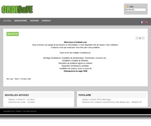 ordisafe.com: Mission
Joomla! - the dynamic portal engine and content management system
