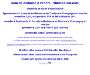 9immobilier.com: Immobilier Virtuel noms de domaine  vendre 9immobilier.com
Immobilier Virtuel nom de domaine  vendre 9immobilier.com