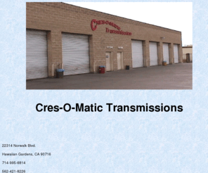 cresomatic.com: cresomatic
transmission repair and service