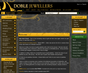 doblejewellers.com: Doble Jewellers : Torbay Jewellers - Antique and Fine Jewellery
Welcome to Doble, the home of quality jewellery with a flair for the unusual.  We have new and antique jewellery that is distinctive, attractive and special, at affordable prices.  Every purchase is carefully gift wrapped and marked with our seal.