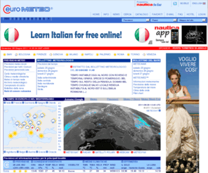 meteomed.eu: EuroMETEO - Tempo e previsioni meteo per Italia ed Europa
Previsioni meteorologiche, osservazioni in tempo reale, dati d'archivio e medie climatiche per oltre 4000 località in Italia, Europa e Mediterraneo