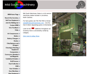 midsouthmachinery.com: Mid South Machinery - Used Machinery
