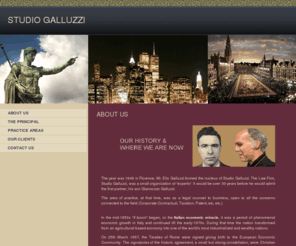 studiogalluzzi.com: ABOUT US
Studio Galluzzi is an international boutique law firm providing research and consultation on the more complex aspects of international law, corporate restructuring, investments and tax planning.