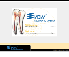 vdw-dental.es: Endo Einfach Erfolgreich :: VDW ENDODONTIC SYNERGY ::
Unser Motto »Endo - Einfach - Erfolgreich« stützt sich auf über 100 Jahre Erfahrung als einer der weltweit bedeutendsten Hersteller von Produkten für die Endodontie. 