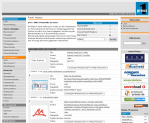 video1.info: Videoarchiv
Pressebilder der Unternehmen