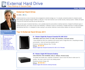 external-harddrive-reviews.com: External Hard Drive - Top 10 External Hard Drive Reviews & Ratings
Top 10 External Hard Drive Reviews & Ratings - Best External Hard Drive for Mac & PC, Both Desktop & Portable Hard Drive Reviews.