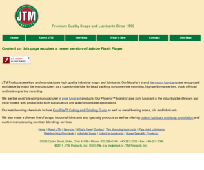 jtmproductsinc.com: Tire Mount | Tire Lube | Tube Mount | Pipe Lubricant
JTM Products makes tire mount, tire lube, tube mount and pipe lubricant products. We specialize in industrial soaps and industrial lubricants.