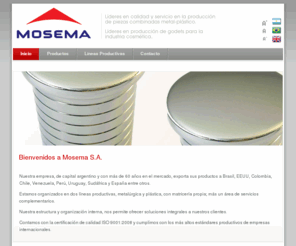 mosema.com: Matricería de precisión - Inyección de termoplásticos
Mosema, matricería de precisión, inyección de termoplásticos, godets metalicos,